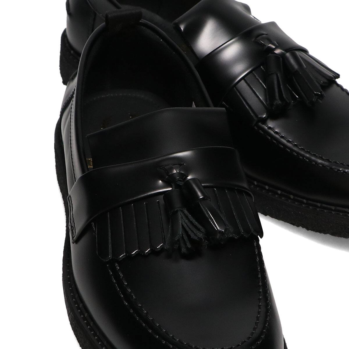 FRED PERRY × GEORGE COX TASSEL LOAFER BLACK 20FA-I