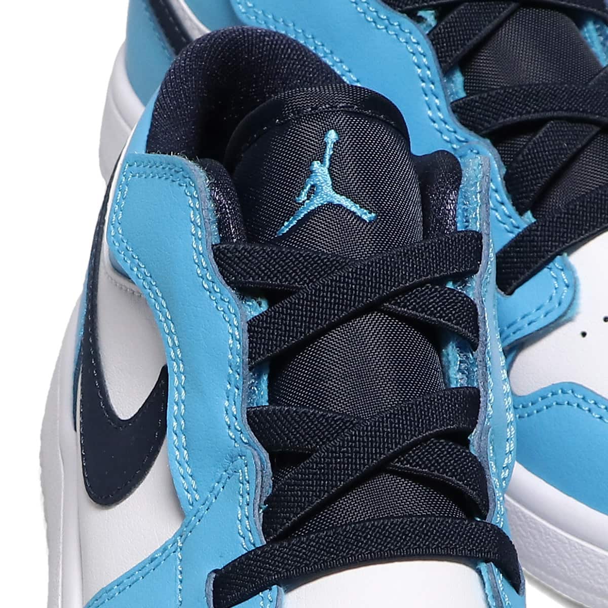 JORDAN BRAND JORDAN 1 LOW ALT (PS) WHITE/DK POWDER BLUE-OBSIDIAN 21FA-Iの画像