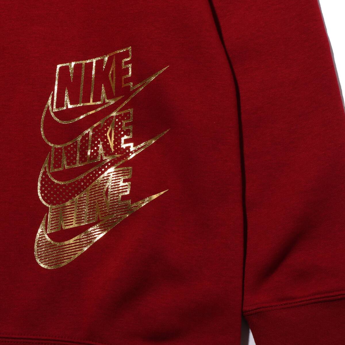 red and gold nike hoodie