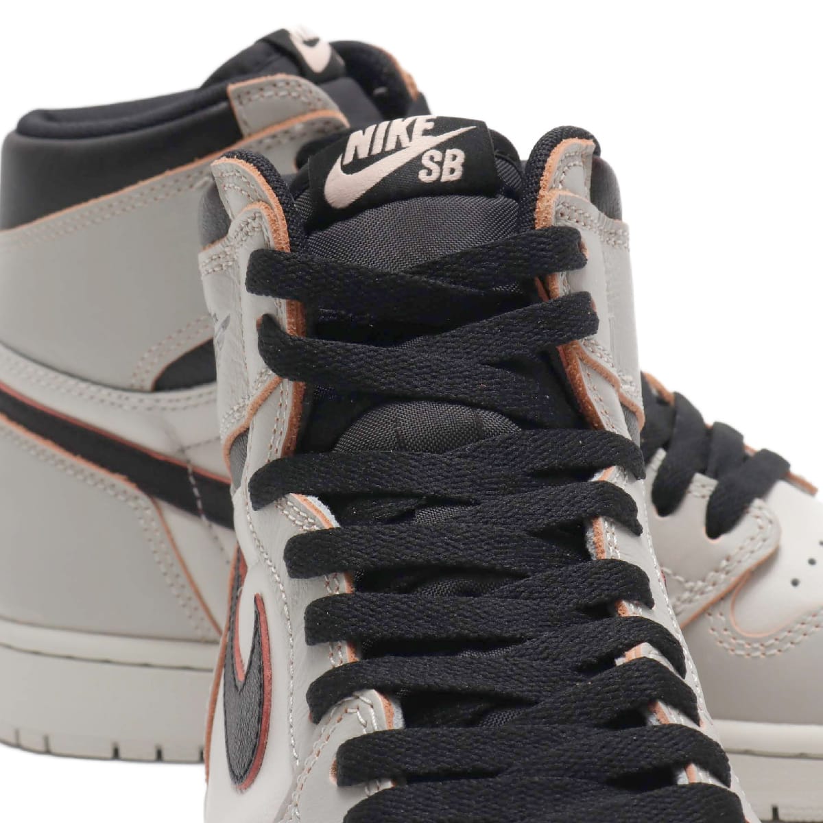 JORDAN BRAND AIR JORDAN 1 HIGH OG DEFIANT LT BONE/BLK-CRMSN TNT-HYPR PNK 19SU-Sの画像