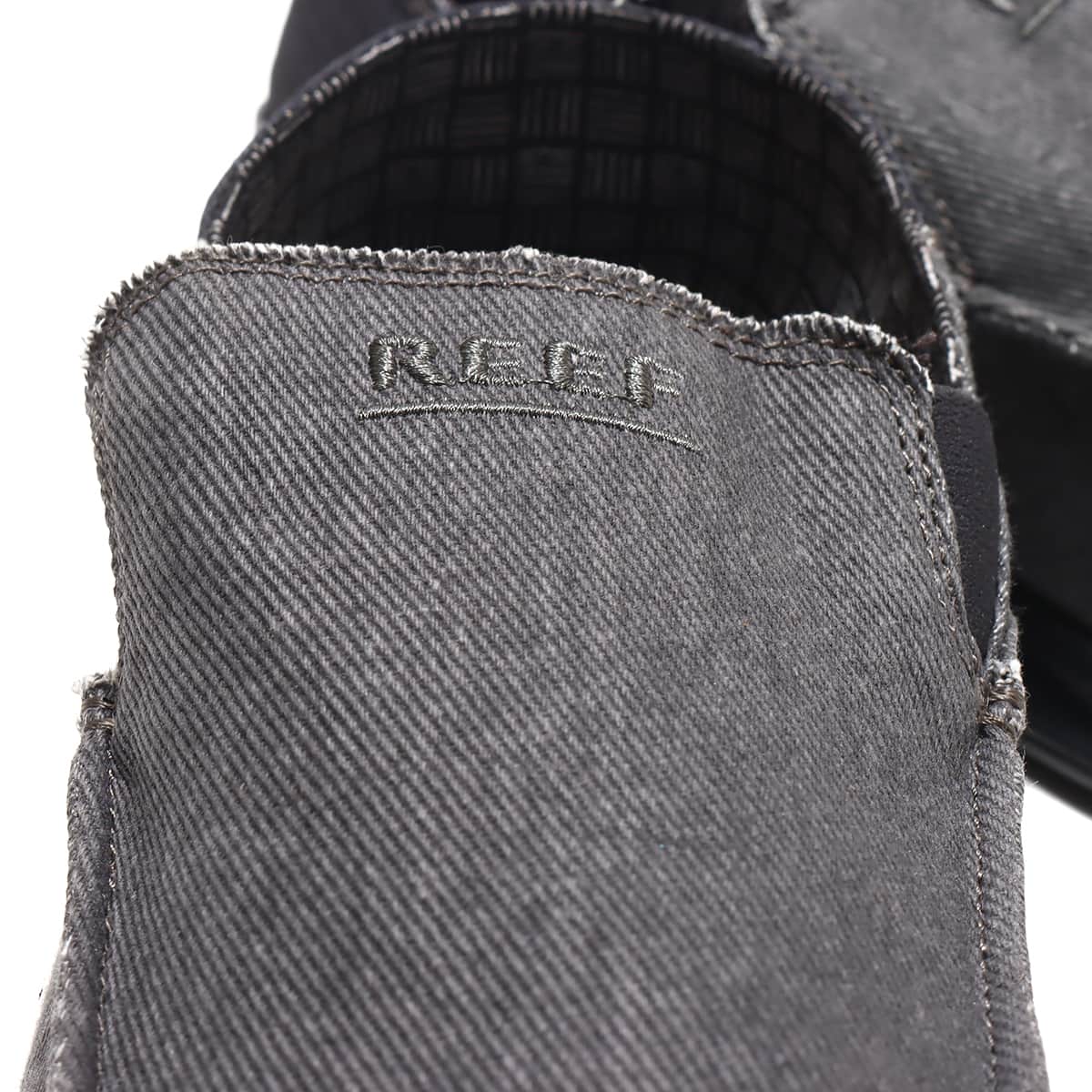 REEF CUSHION COAST SLIP ON BLACK STONEの画像