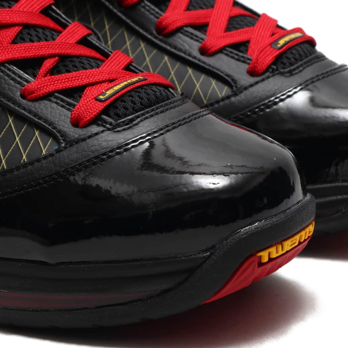 NIKE LEBRON VII QS BLACK/VARSITY RED-VARSITY MAIZE 20SP-S