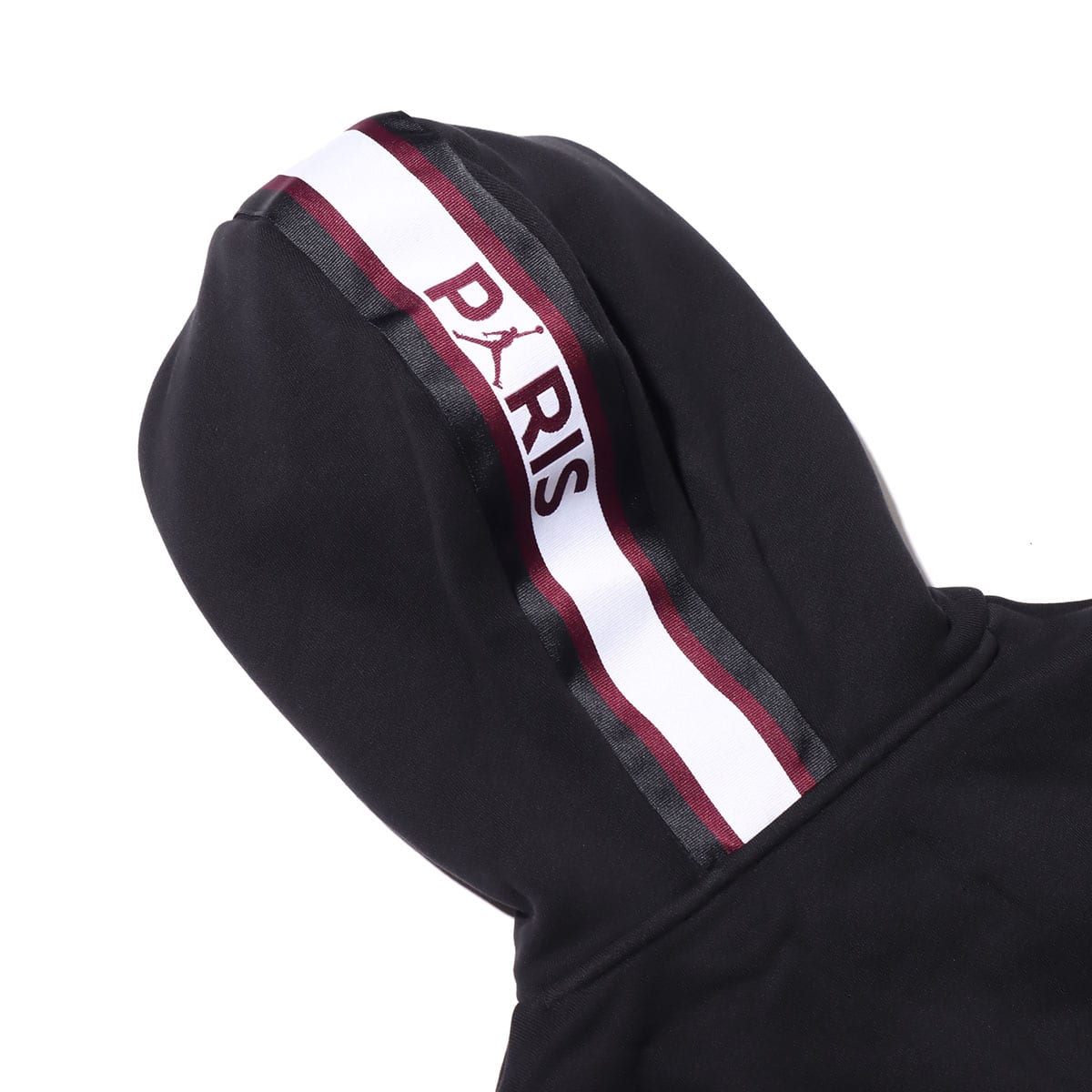 JORDAN BRAND AS M J PSG PO TAPED HOODIE BLACK/BORDEAUX/METALLIC ...