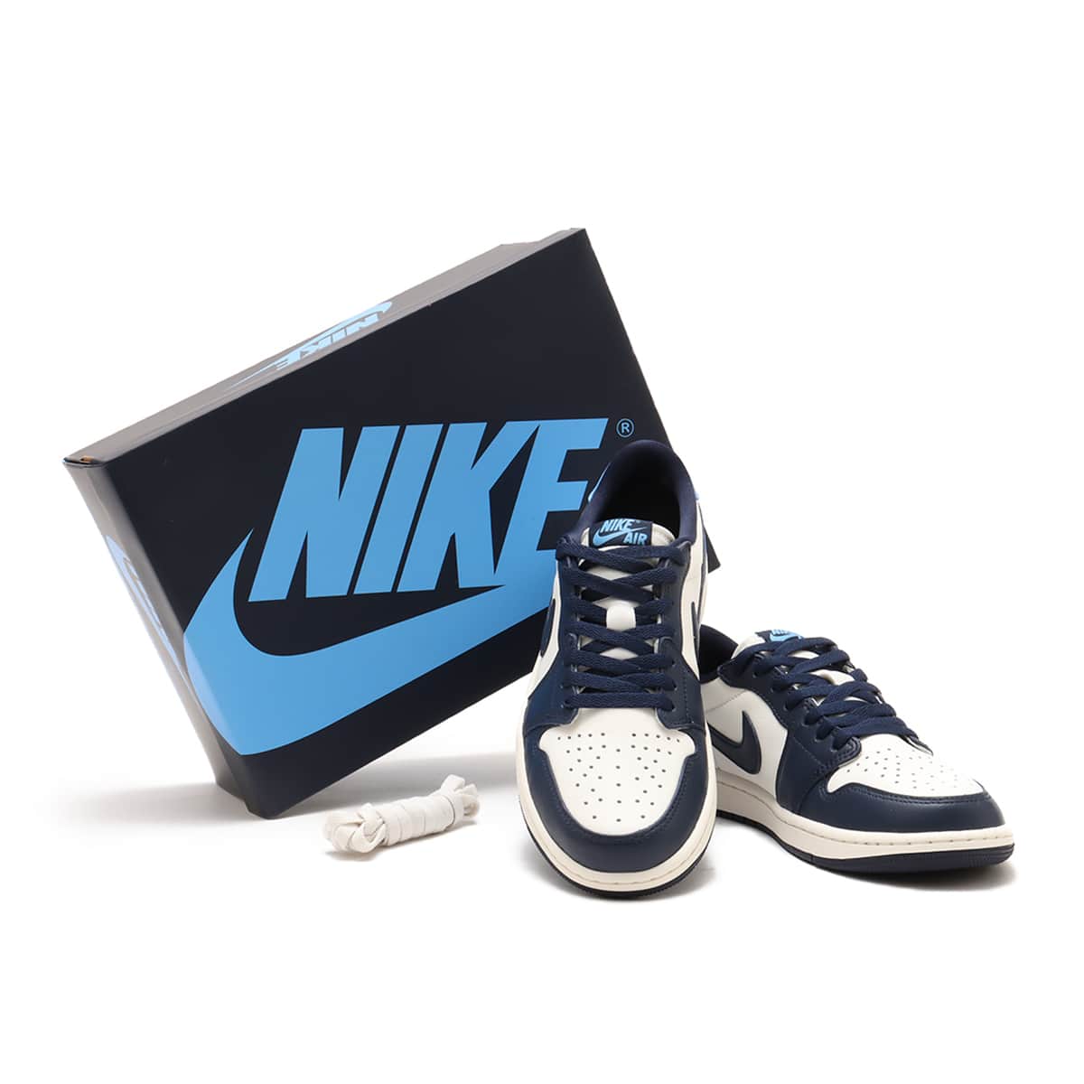 JORDAN BRAND AIR JORDAN 1 RETRO LOW OG OBSIDIAN/UNIVERSITY BLUE-SAILの画像