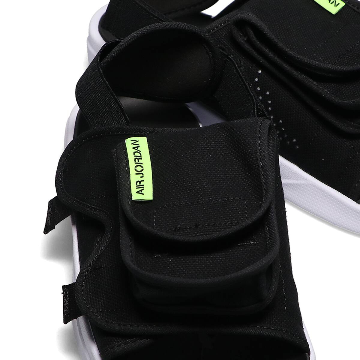 JORDAN BRAND JORDAN LS SLIDE BLACK/WHITE-GHOST GREEN-BLACK 21SU-Iの画像