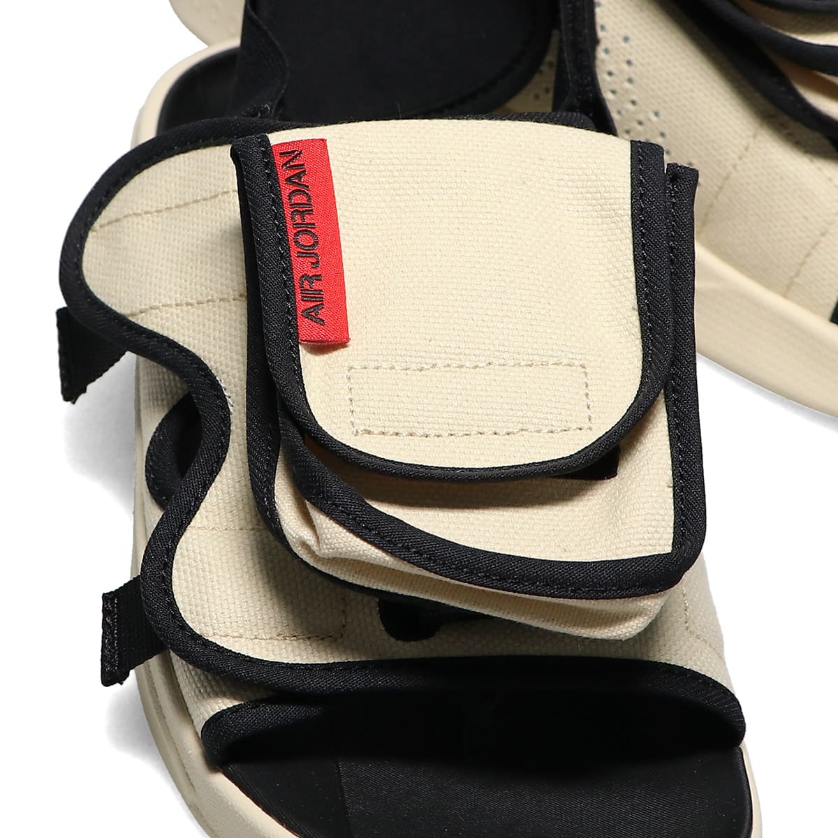 JORDAN BRAND JORDAN LS SLIDE BEACH/UNIVERSITY RED-BLACK-WHITE 21SU-Iの画像
