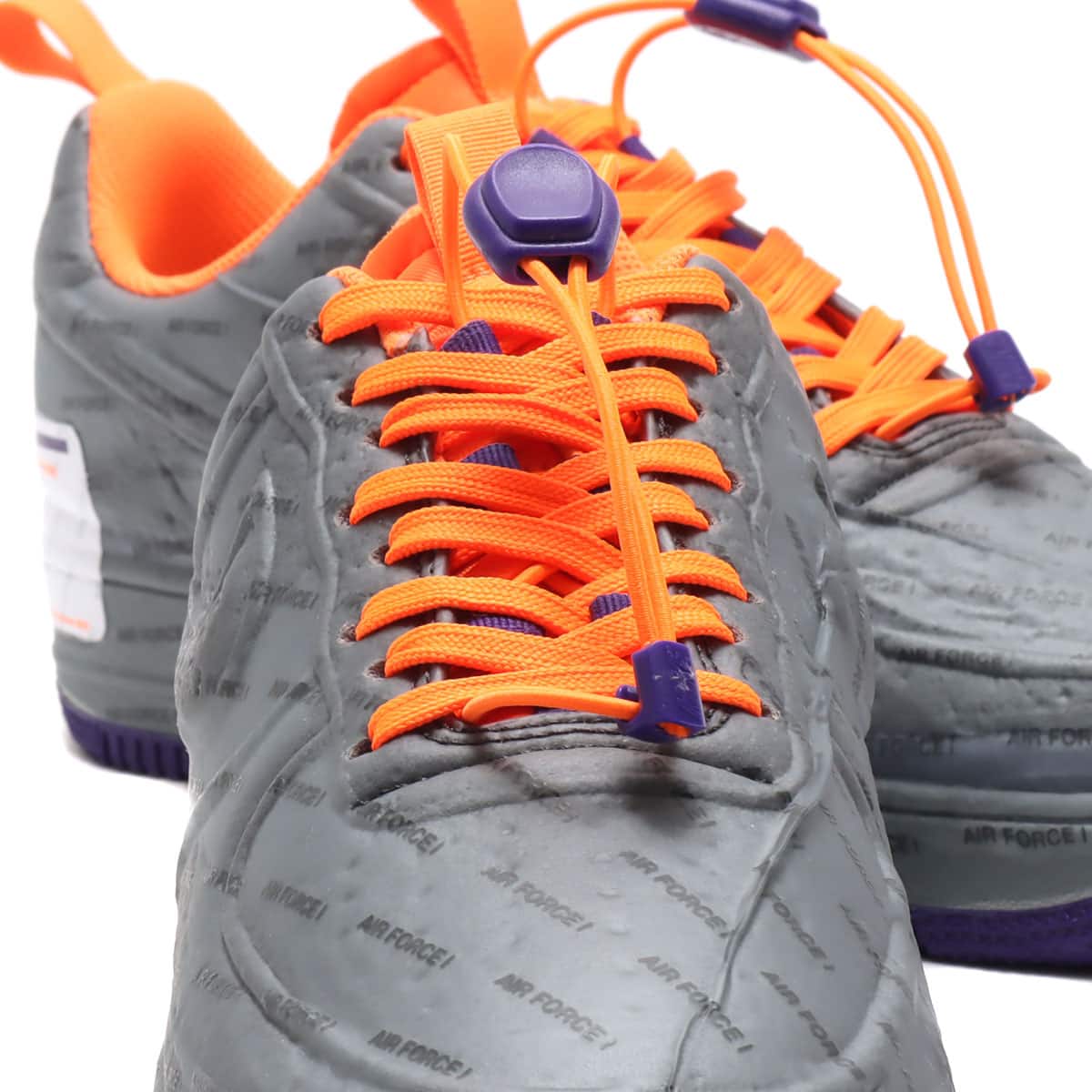 NIKE AIR FORCE 1 EXPERIMENTAL LT SMOKE GREY/COURT PURPLE-TOTAL ORANGE 21SU-Iの画像