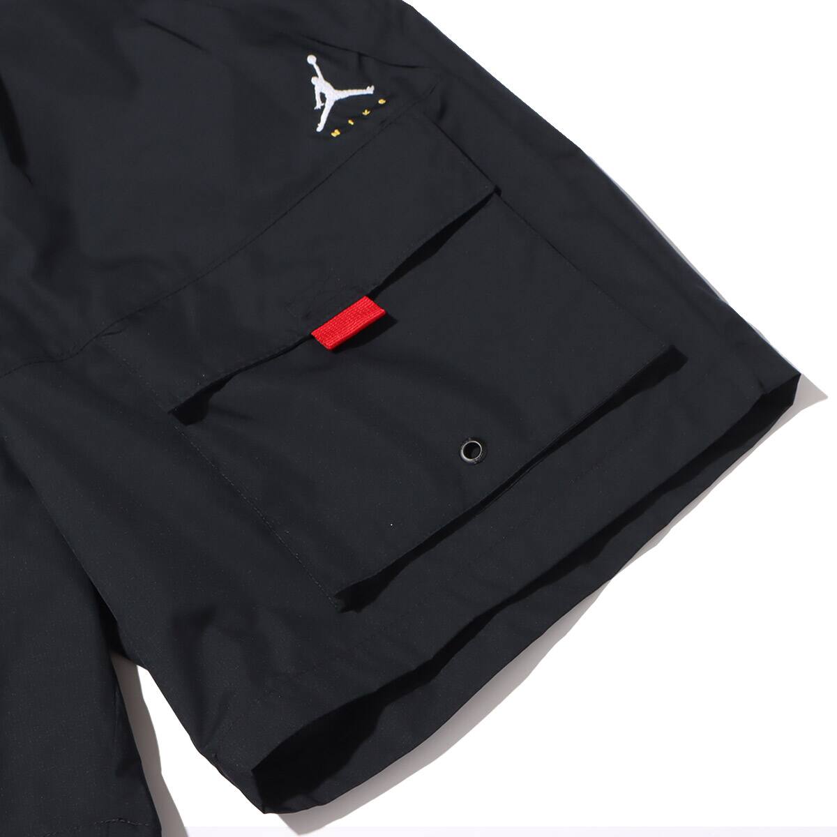 JORDAN BRAND AS M J JMPMN WVN SHORT BLACK/GYM RED 21FA-Iの画像
