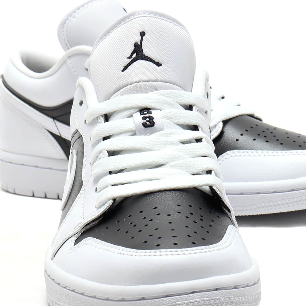 JORDAN BRAND WMNS AIR JORDAN 1 LOW WHITE/WHITE-BLACK 21SU-I