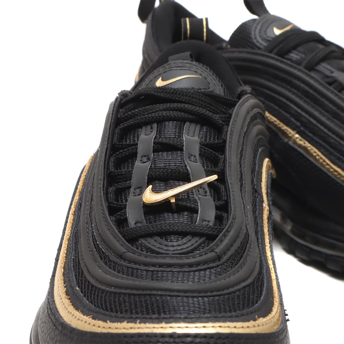 Nike air max on sale 97 gold and black