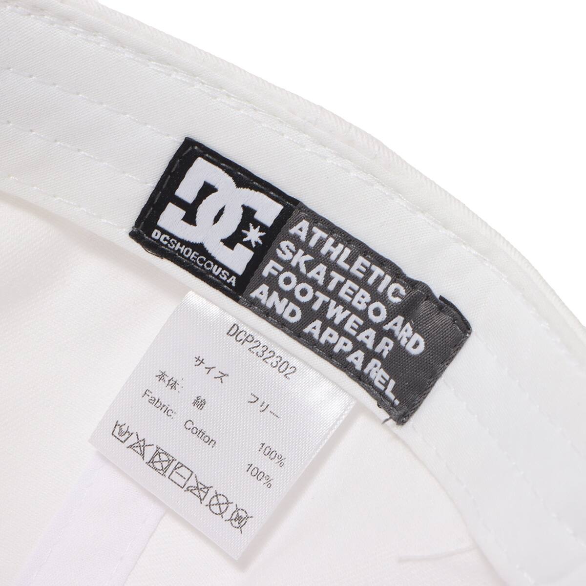 DC SHOES 23 AUTHENTICS STRAPBACK WHITE 23SS-Iの画像