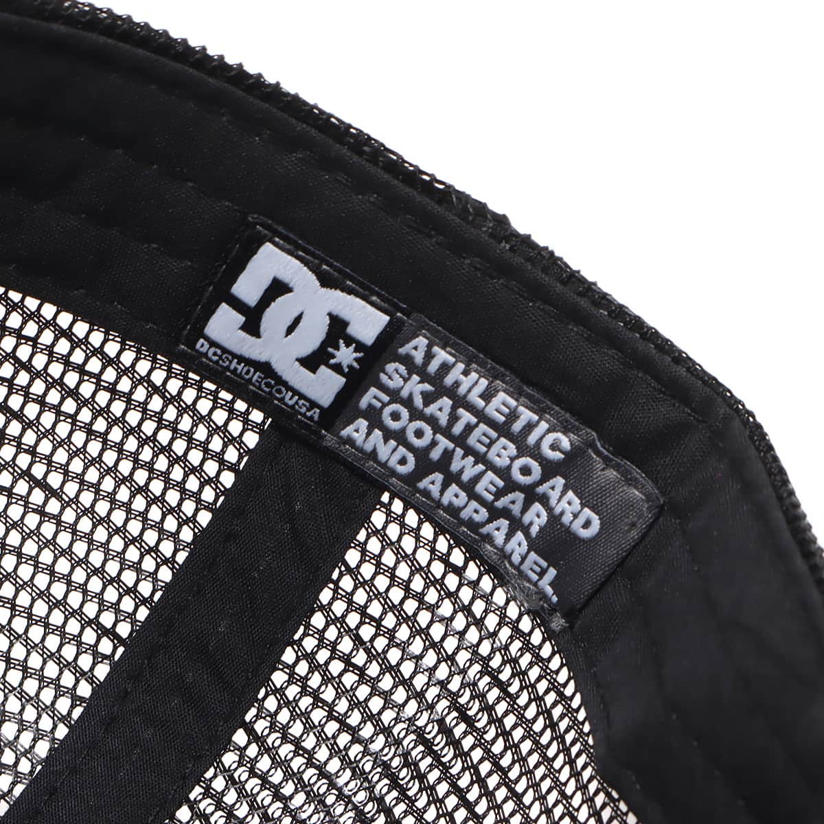 DC SHOES 23 DOUBLEUP MESH SNAPBACK BLACK x WHITE 23SS-Iの画像