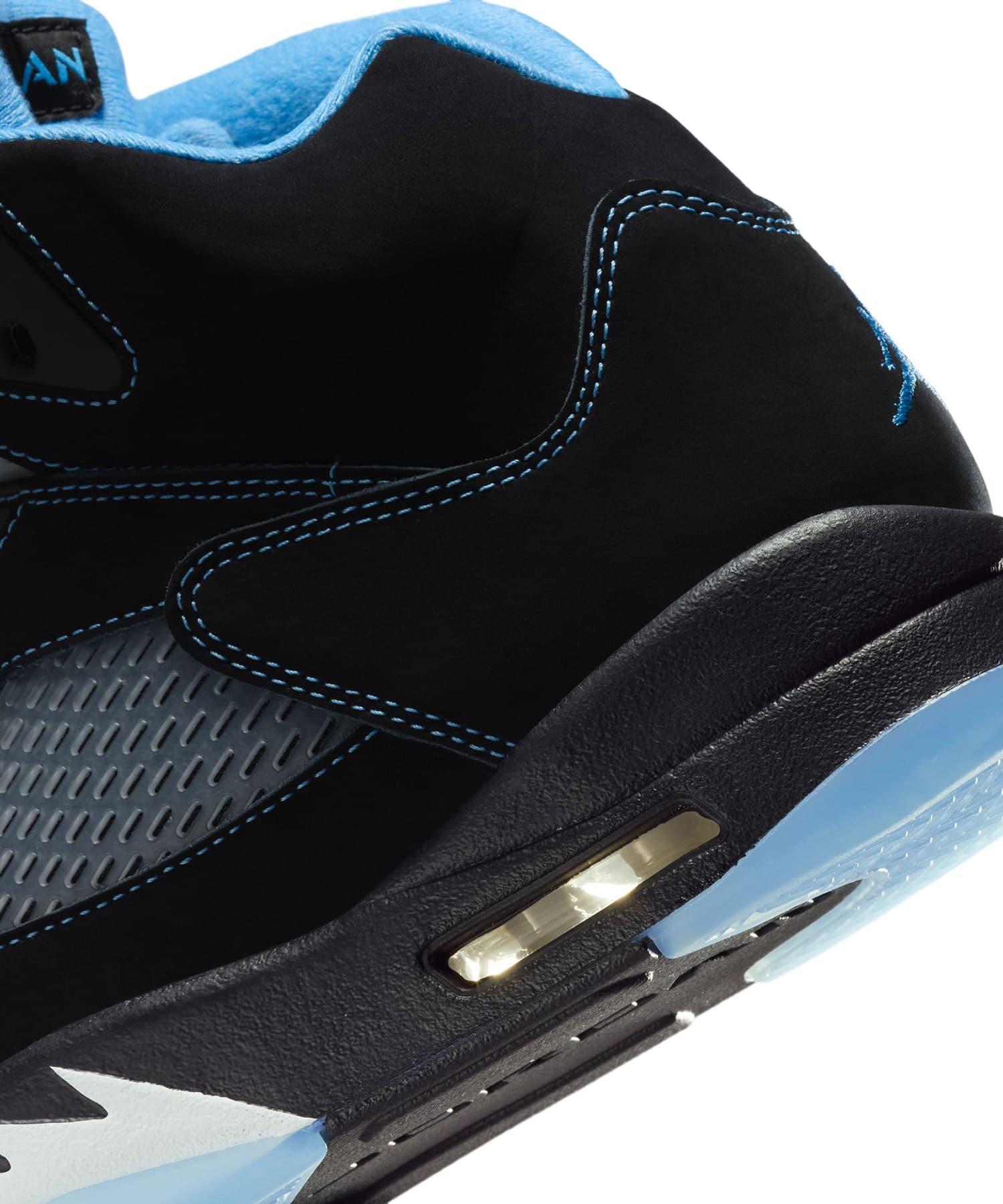 JORDAN BRAND AIR JORDAN 5 BLACK/UNIVERSITY BLUE-WHITEの画像