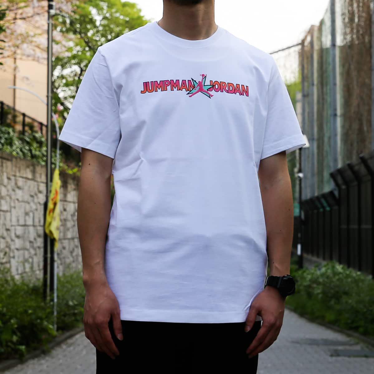 JORDAN BRAND AS M J AJ11 GFX SS CREW WHITE 21SU-Iの画像