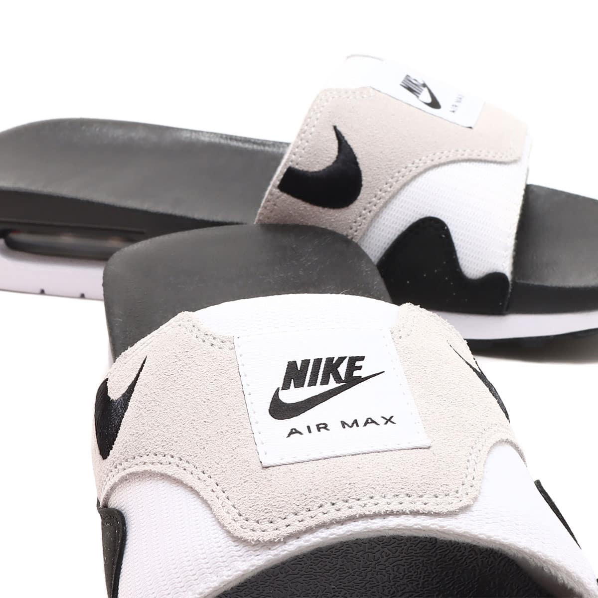 NIKE AIR MAX 1 SLIDE WHITE/BLACK-LT NEUTRAL GREY 23SU-I