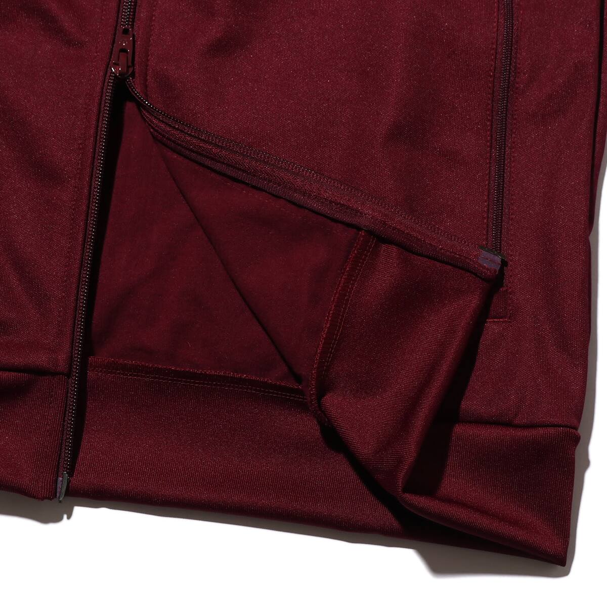 adidas beckenbauer track top maroon