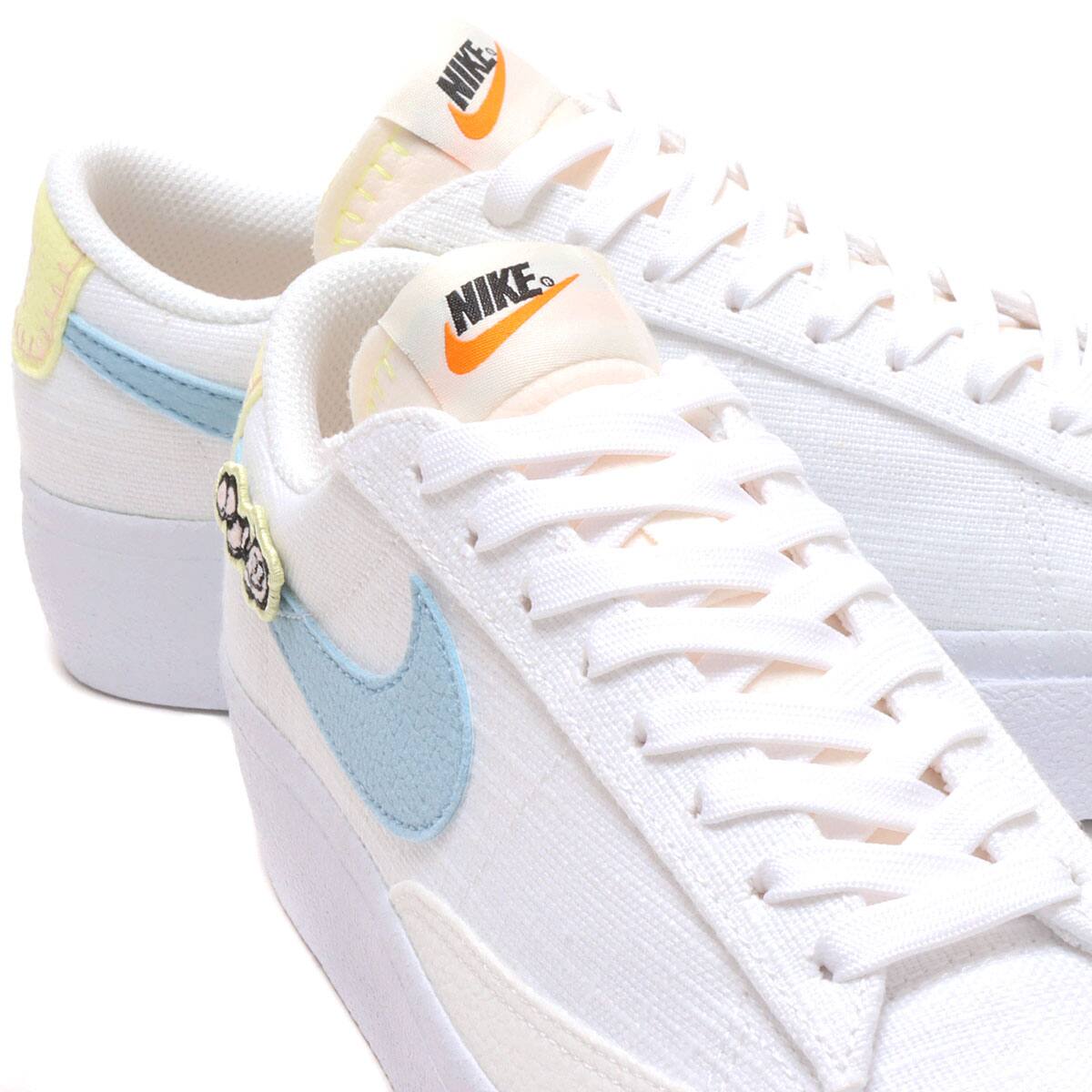 NIKE W BLAZER LOW PLATFORM SE NN WHITE/BOARDER BLUE-PINK OXFORD 22SP-I