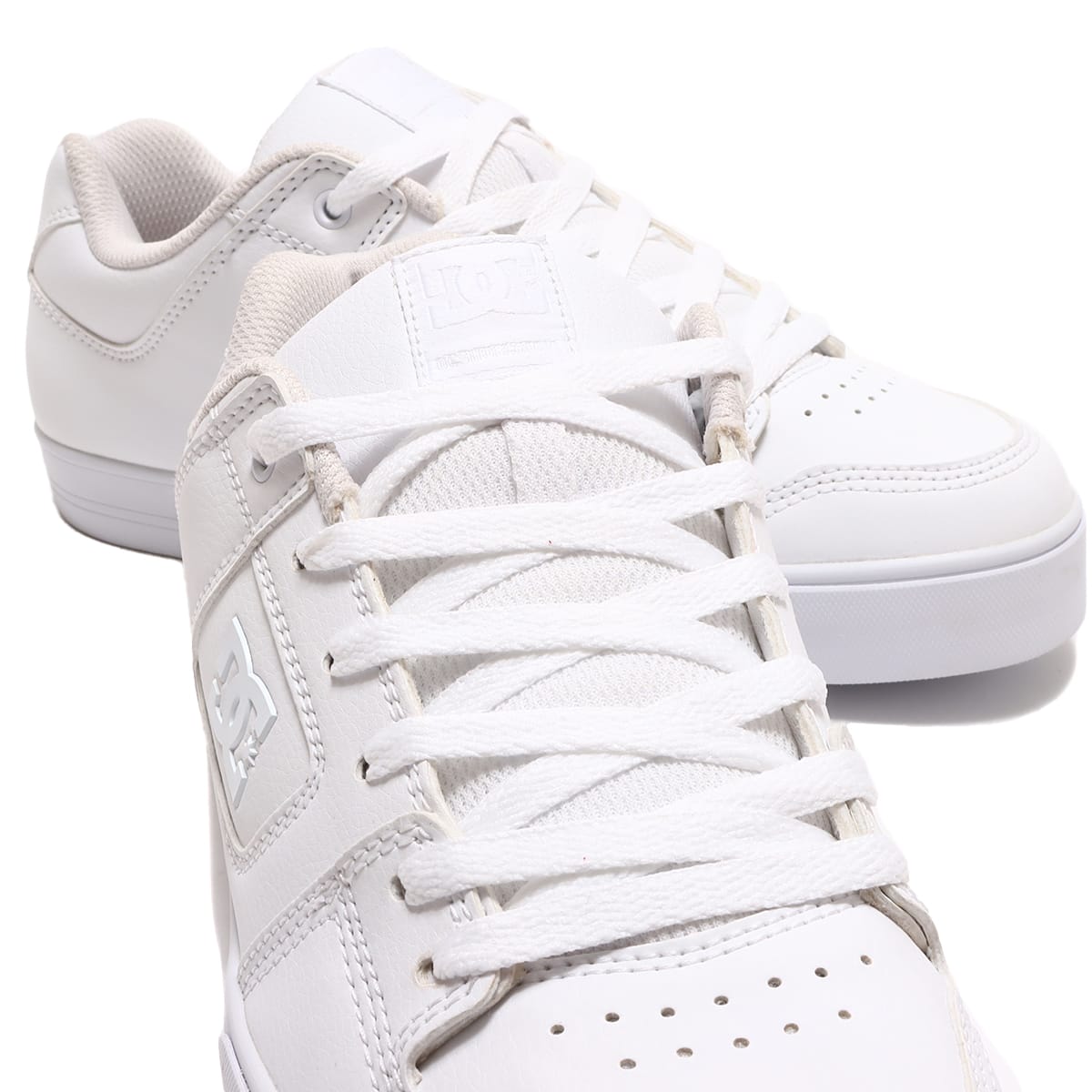 DC SHOES PURE SE SN WHITE/WHITE/WHITE 23SS-Iの画像