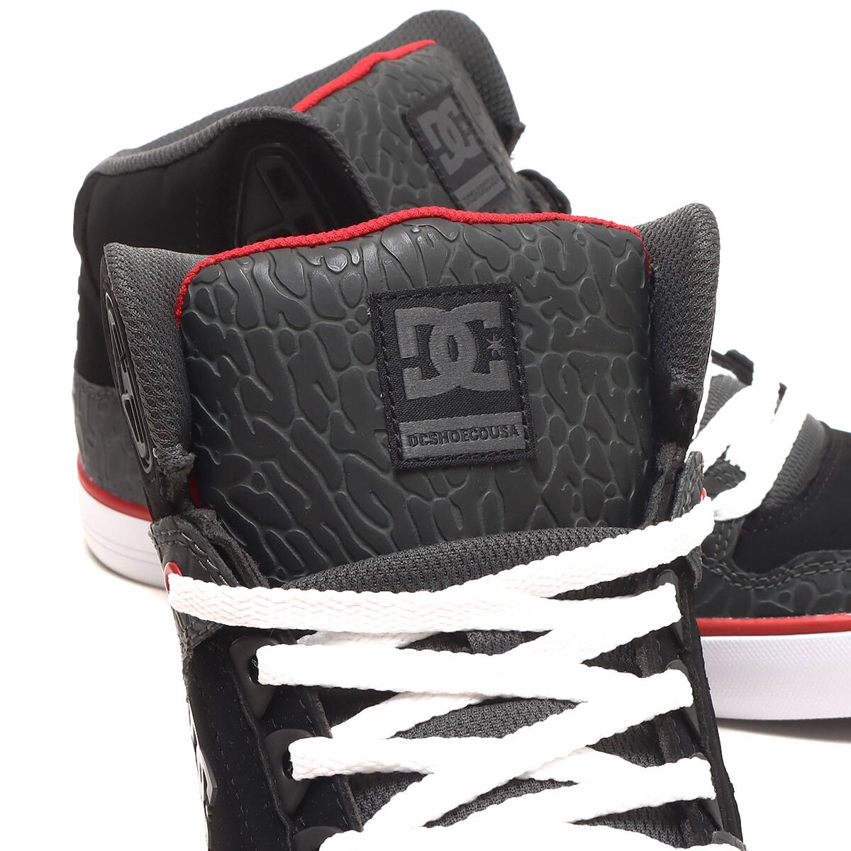 DC SHOES PURE HIGH-TOP WC SE SN DARK GREY/WHITE 22FW-I