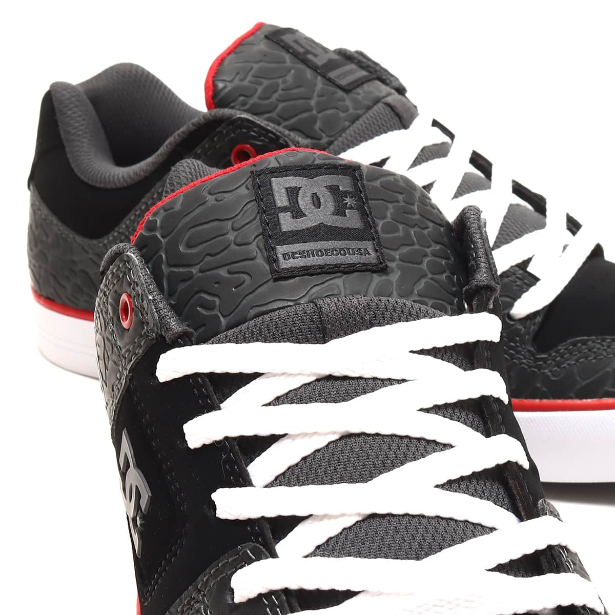 DC SHOES PURE SE SN DARK GREY/WHITE 22FW-Iの画像