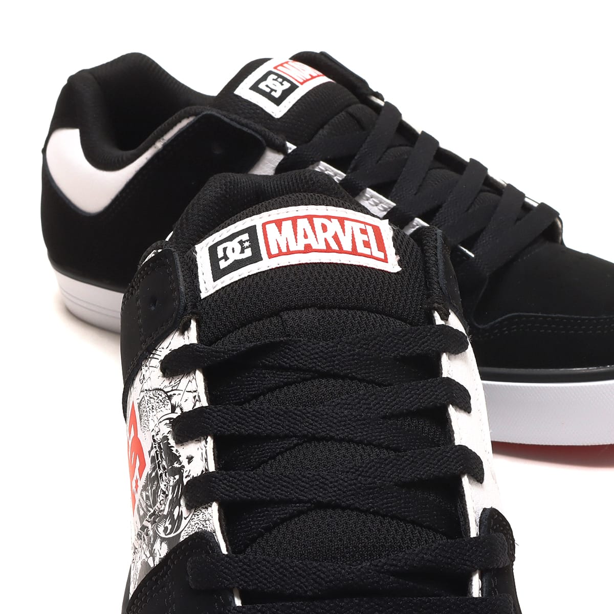 DC SHOES DP PURE BLACK/WHITE/RED 22FW-Iの画像