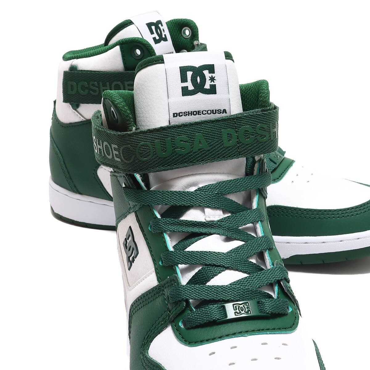 DC SHOES PENSFORD WHITE/GREEN 23SS-Iの画像