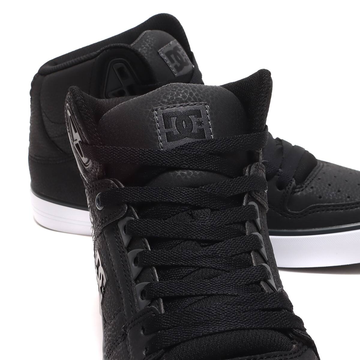 DC SHOES PURE HIGH-TOP WC SE SN BLACK/WHITE/GREY 23SS-Iの画像