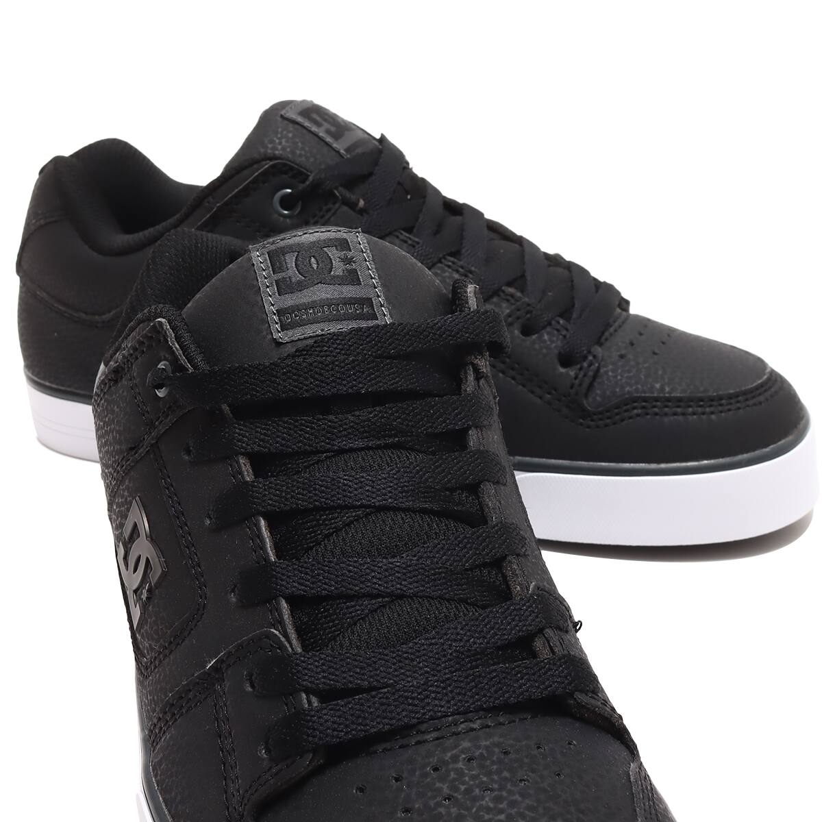 DC SHOES PURE SE SN BLACK/WHITE/GREY 23SS-Iの画像
