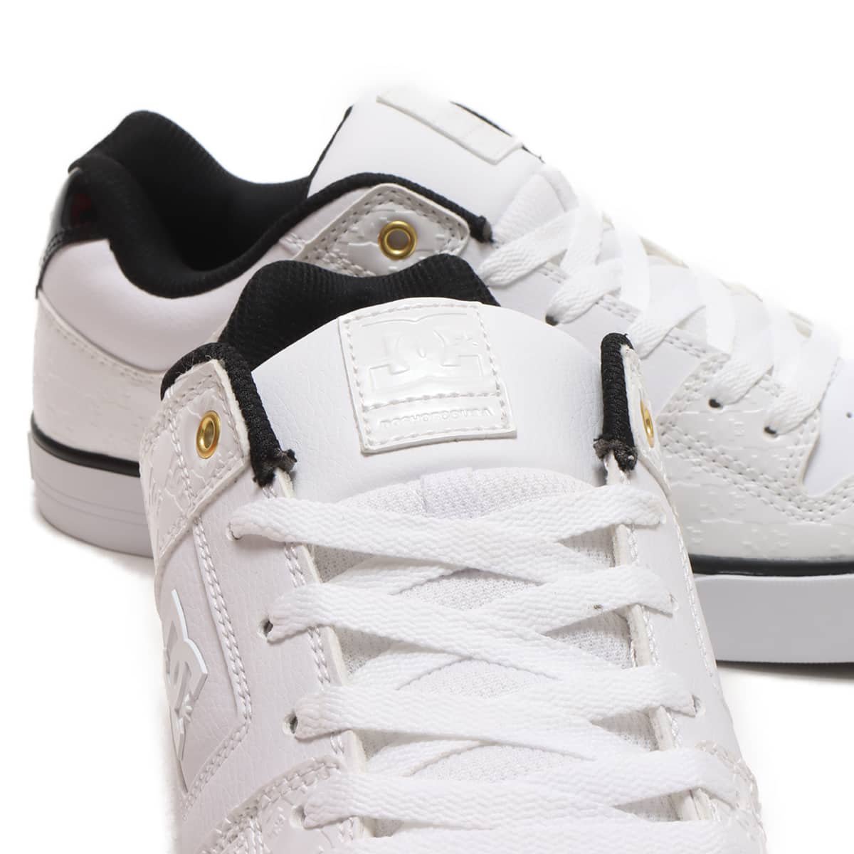 DC SHOES PURE SE SN WHITE/SILVER SPARKLE 23FW-Iの画像