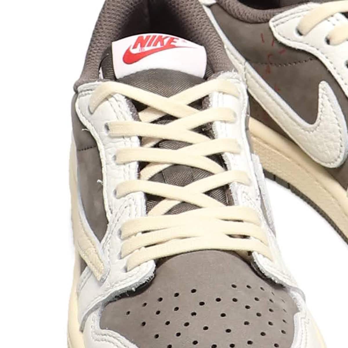 JORDAN BRAND JORDAN 1 LOW OG SP (PS) SAIL/UNIVERSITY RED-RIDGEROCK-MUSLIN 22FA-Sの画像