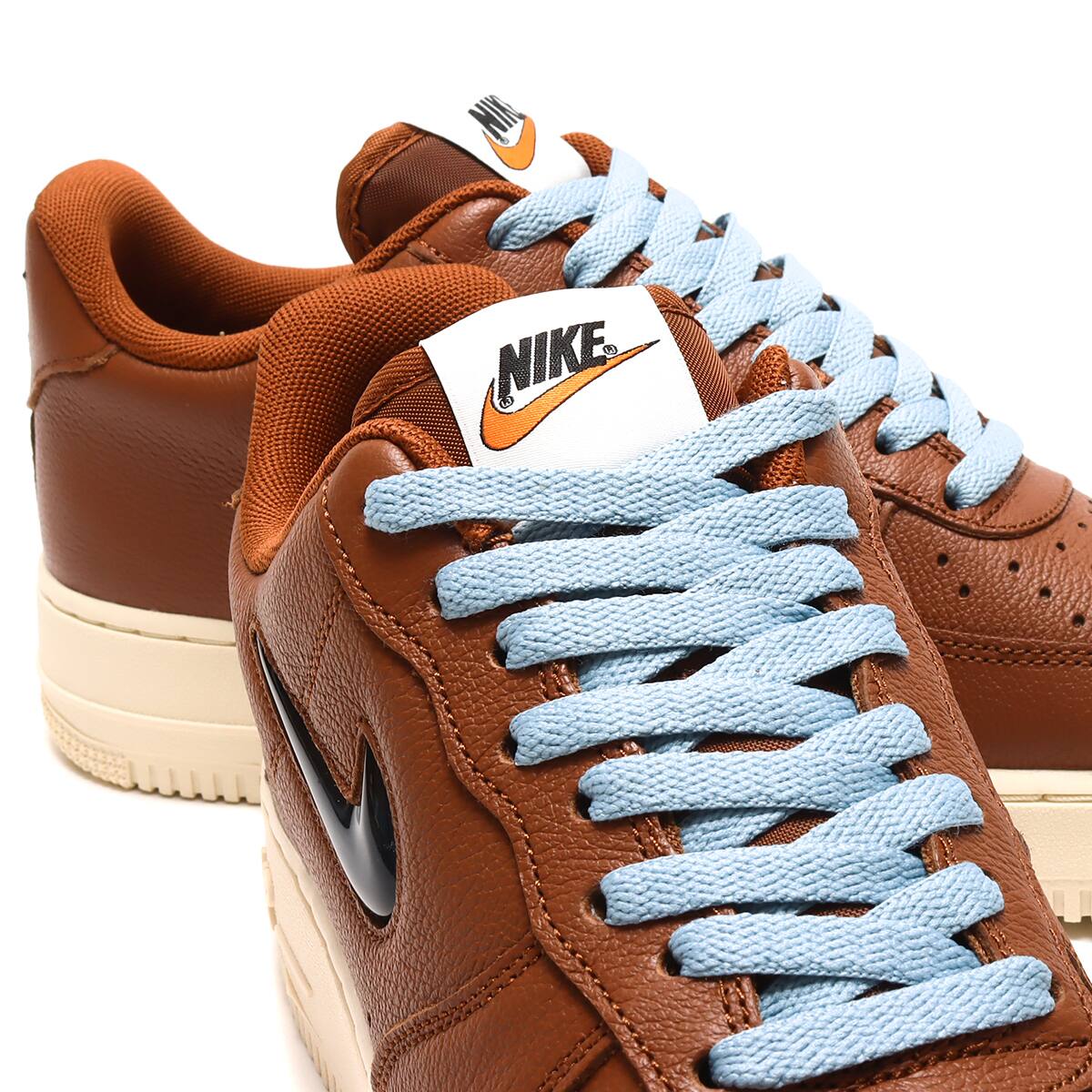 NIKE AIR FORCE 1 '07 PRM VNTG PECAN/BLACK-PECAN-ALPHA ORANGE 22FA-I