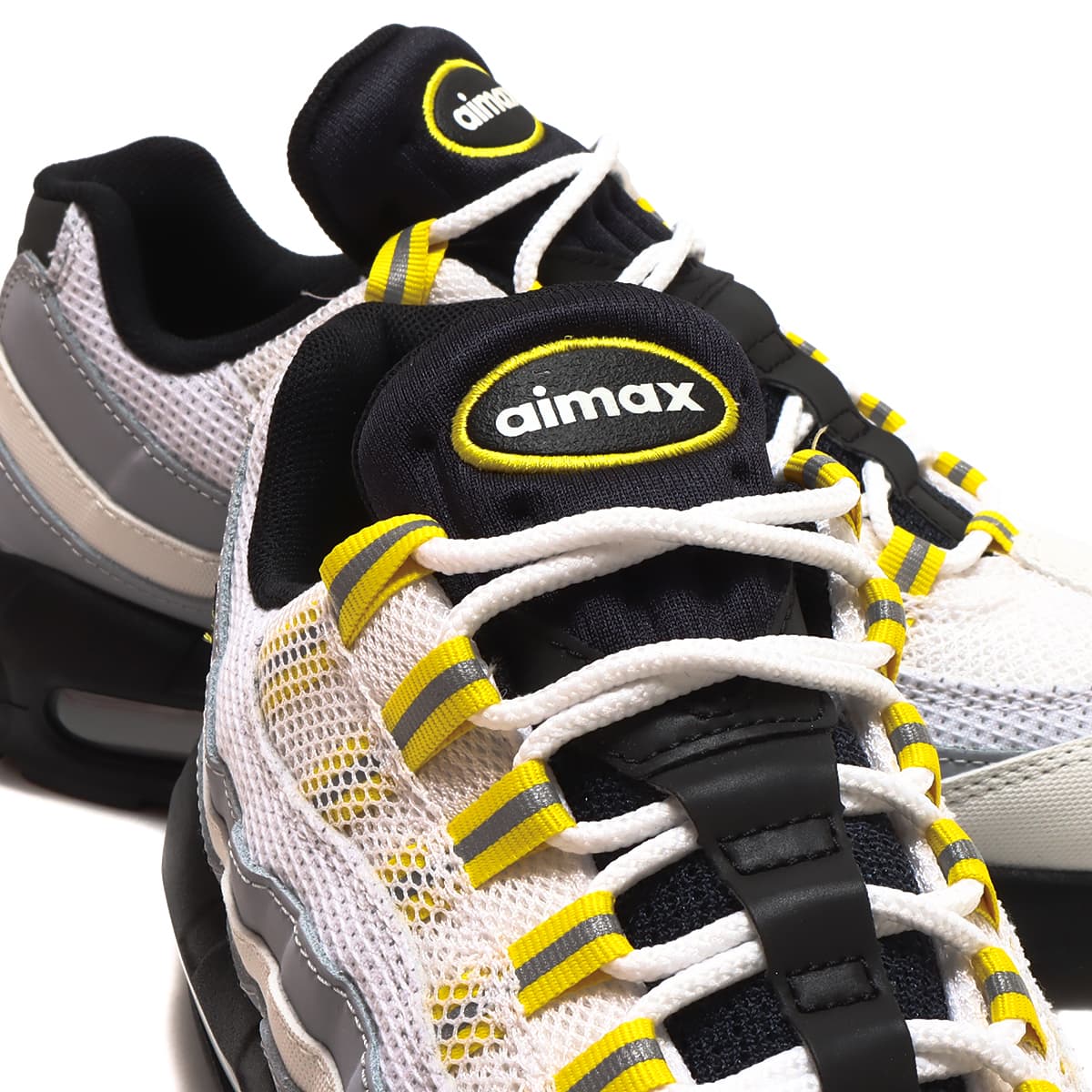 NIKE AIR MAX 95 ESSENTIAL WHITE/TOUR YELLOW-BLACK-WOLF GREY 22HO-I