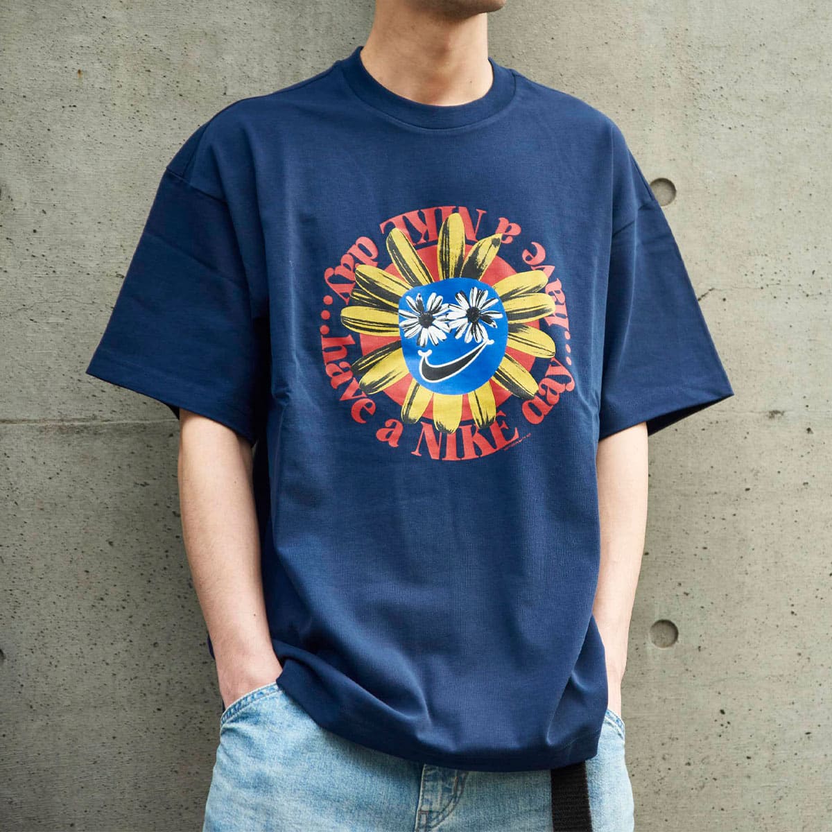 NIKE AS M NK NRG HVE A NK DAY TEE COLLEGE NAVY 22SU-Sの画像