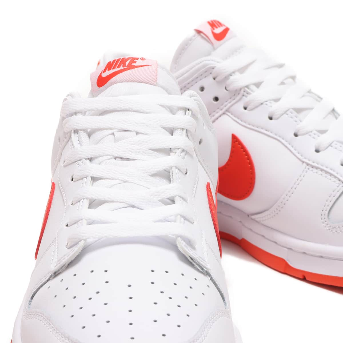 NIKE DUNK LOW RETRO WHITE/PICANTE RED 23FA-I