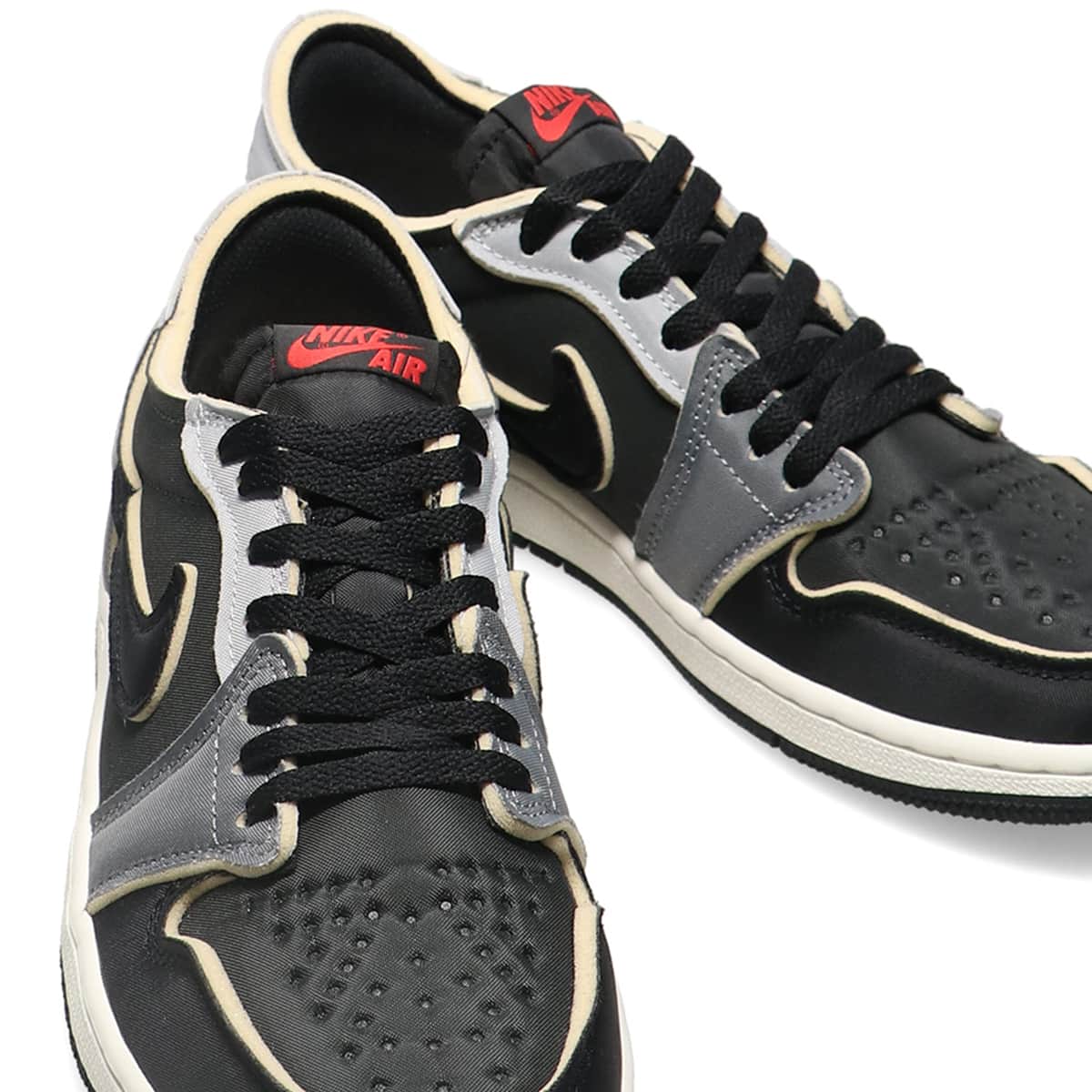 JORDAN BRAND AIR JORDAN 1 RETRO LOW OG EX BLACK/FIRE RED-DK