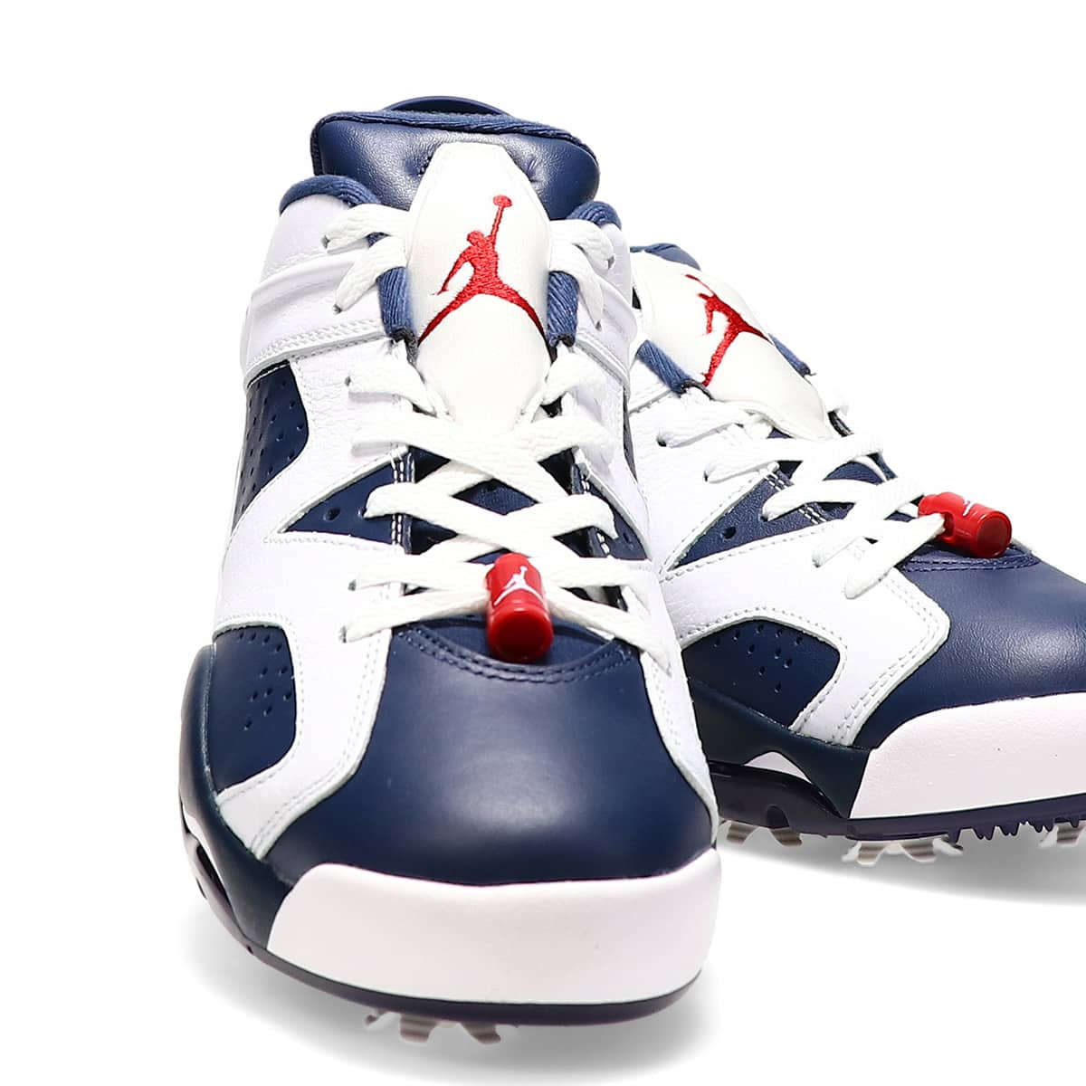 JORDAN BRAND JORDAN RETRO 6 G WHITE/MIDNIGHT NAVY-VARSITY RED 23HO-I