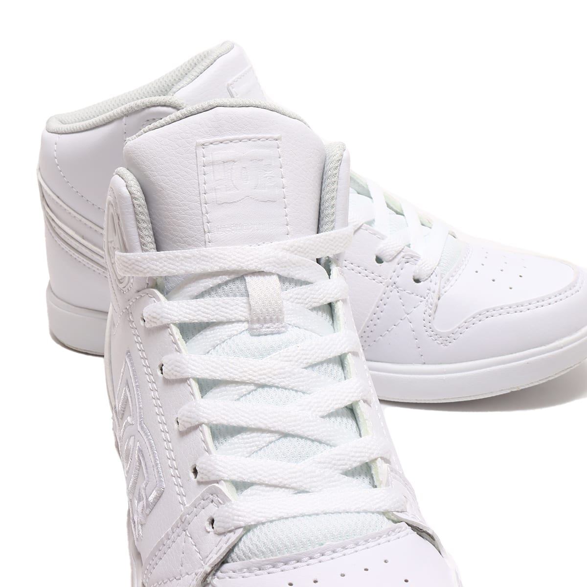 DC SHOES Ws UNIVERSITY MID SE SN WHITE/WHITE/WHITE 23SS-Iの画像