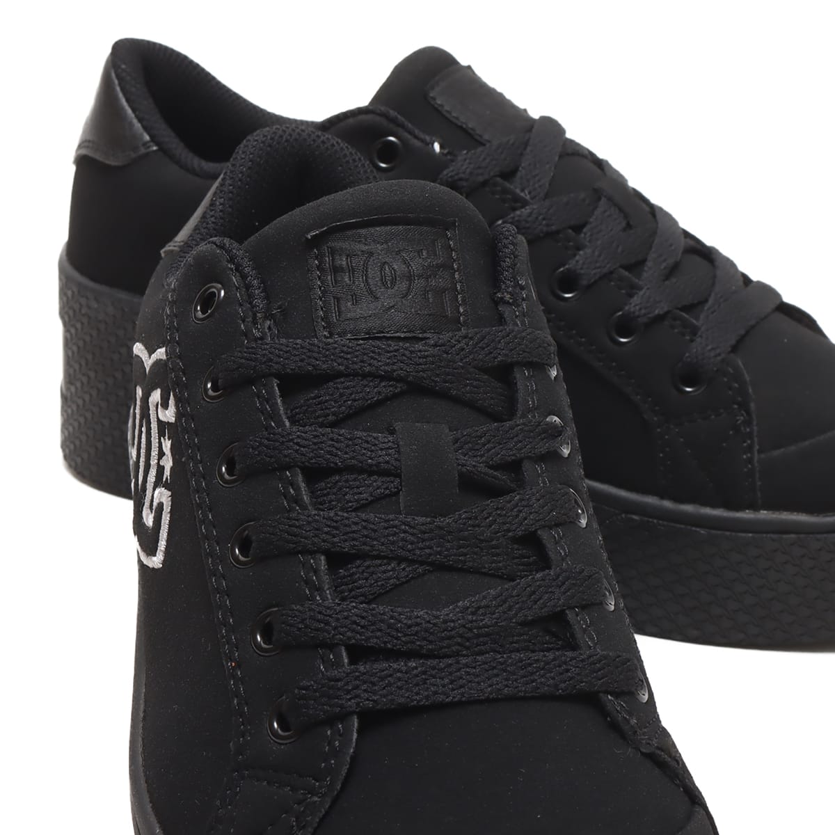 DC SHOES Ws CHELSEA LITE WEDGE BLACK/SILVER 23FW-Iの画像