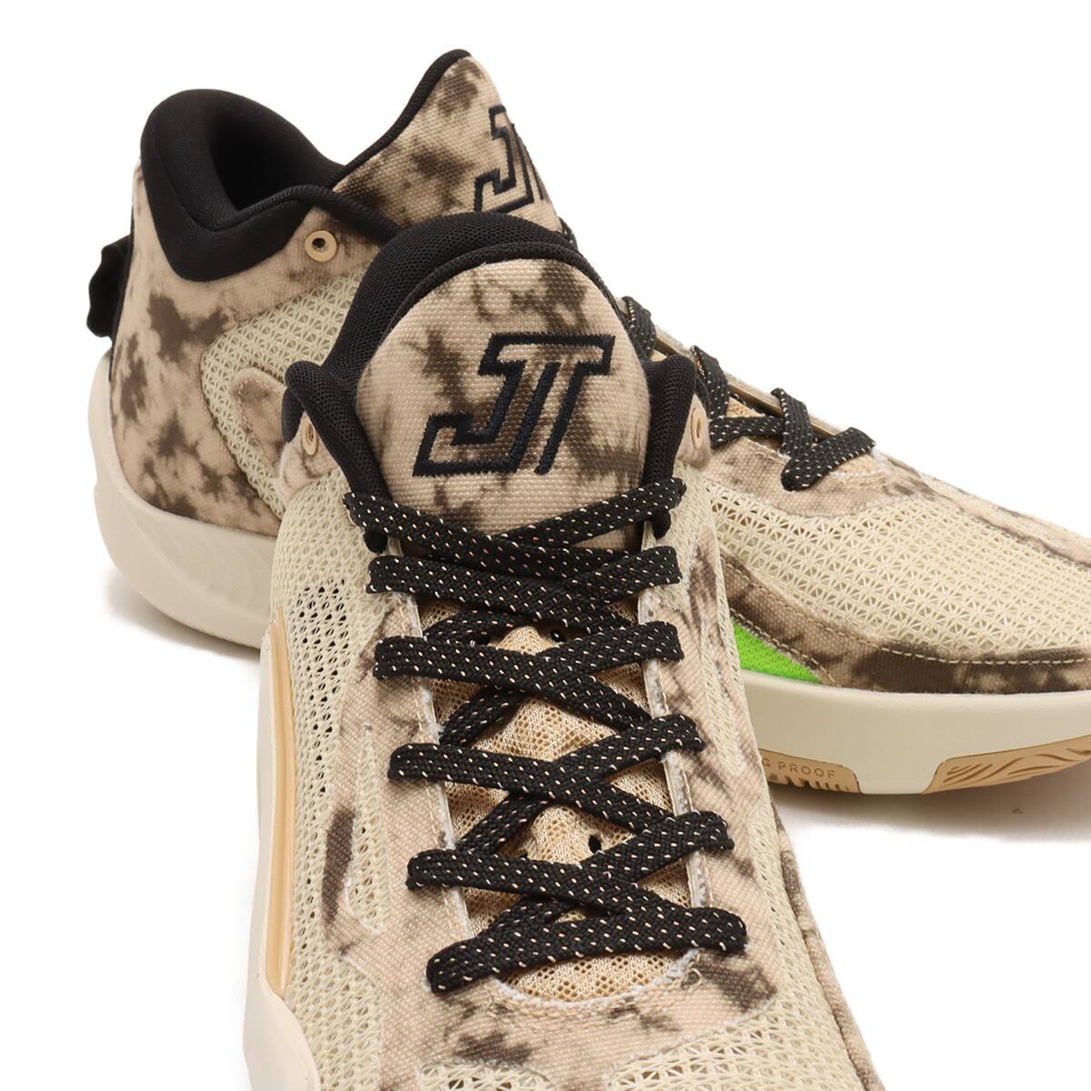 JORDAN BRAND JORDAN TATUM 1 PF FOSSIL/BLACK-SESAME-ELECTRIC GREENの画像