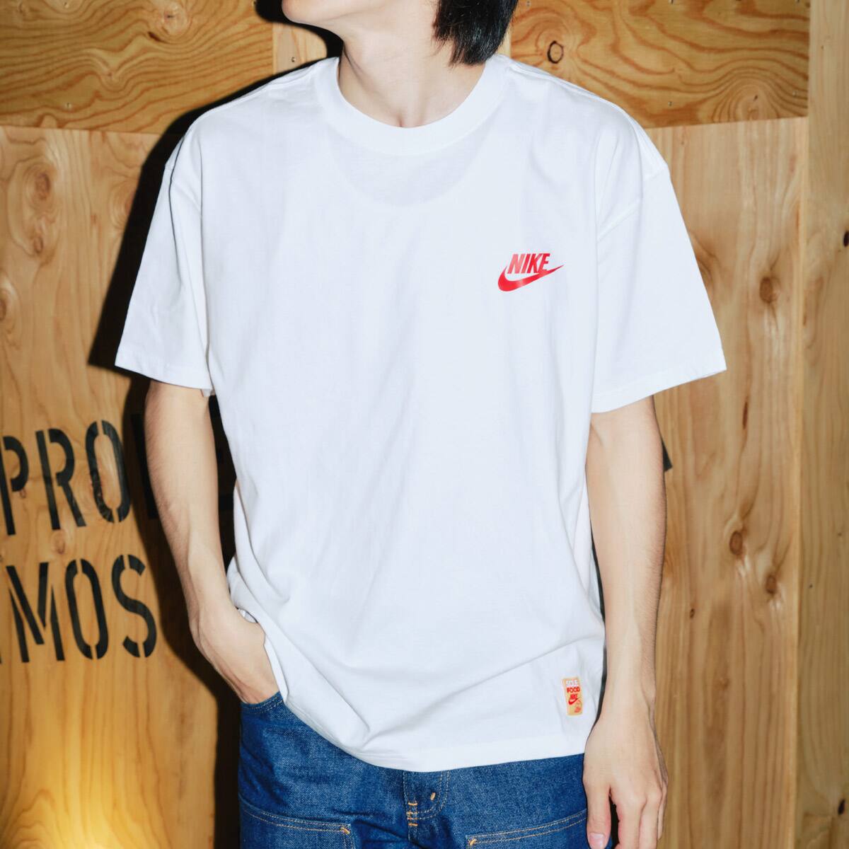 NIKE AS M NSW TEE M90 SOLE FOOD LBR WHITE 23SU-Iの画像