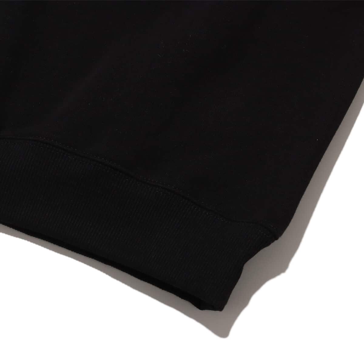 Mitchell & Ness TEAM FIRST SATIN FLEECE CREW LAL BLACK 23FW-Iの画像
