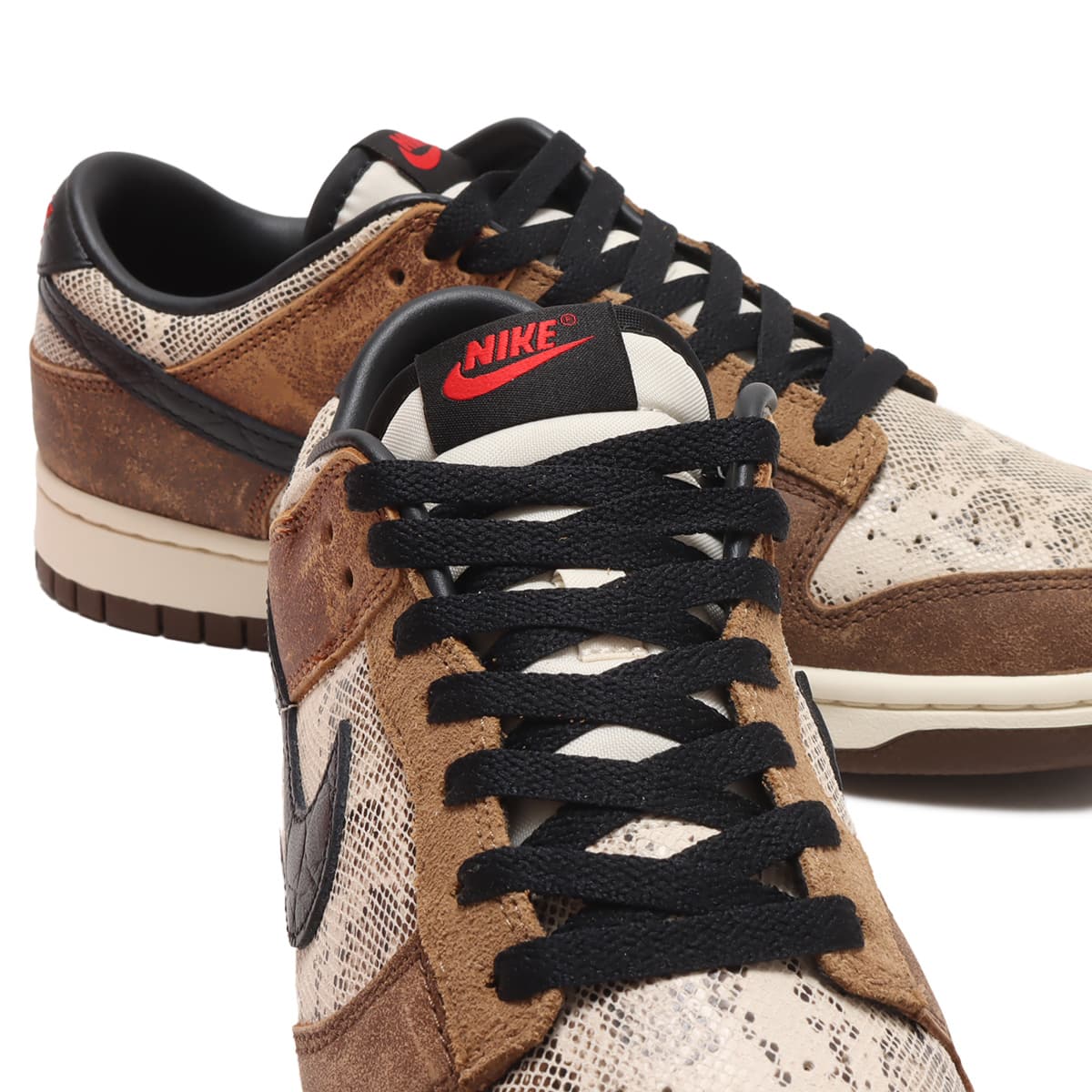 NIKE DUNK LOW PRM NATURAL/BLACK-ALE BROWN-PECAN 23SU-I