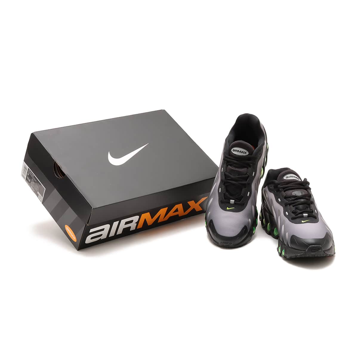 NIKE AIR MAX DN8 BLACK/VOLT-LT SMOKE GREY-BLACKの画像