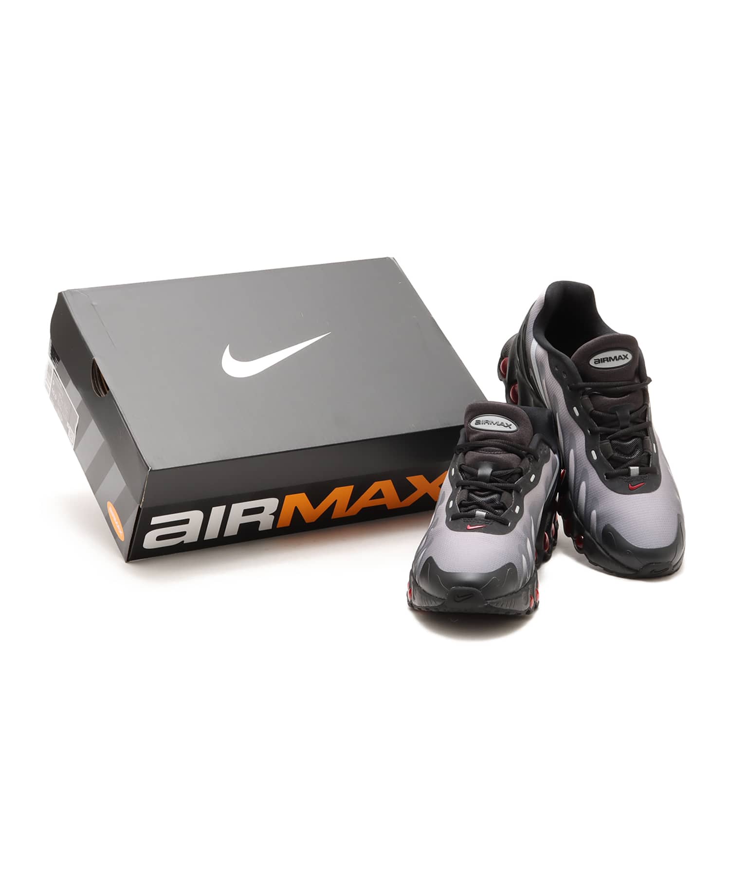 NIKE AIR MAX DN8 BLACK/GYM RED-ANTHRACITE-PURE PLATINUMの画像