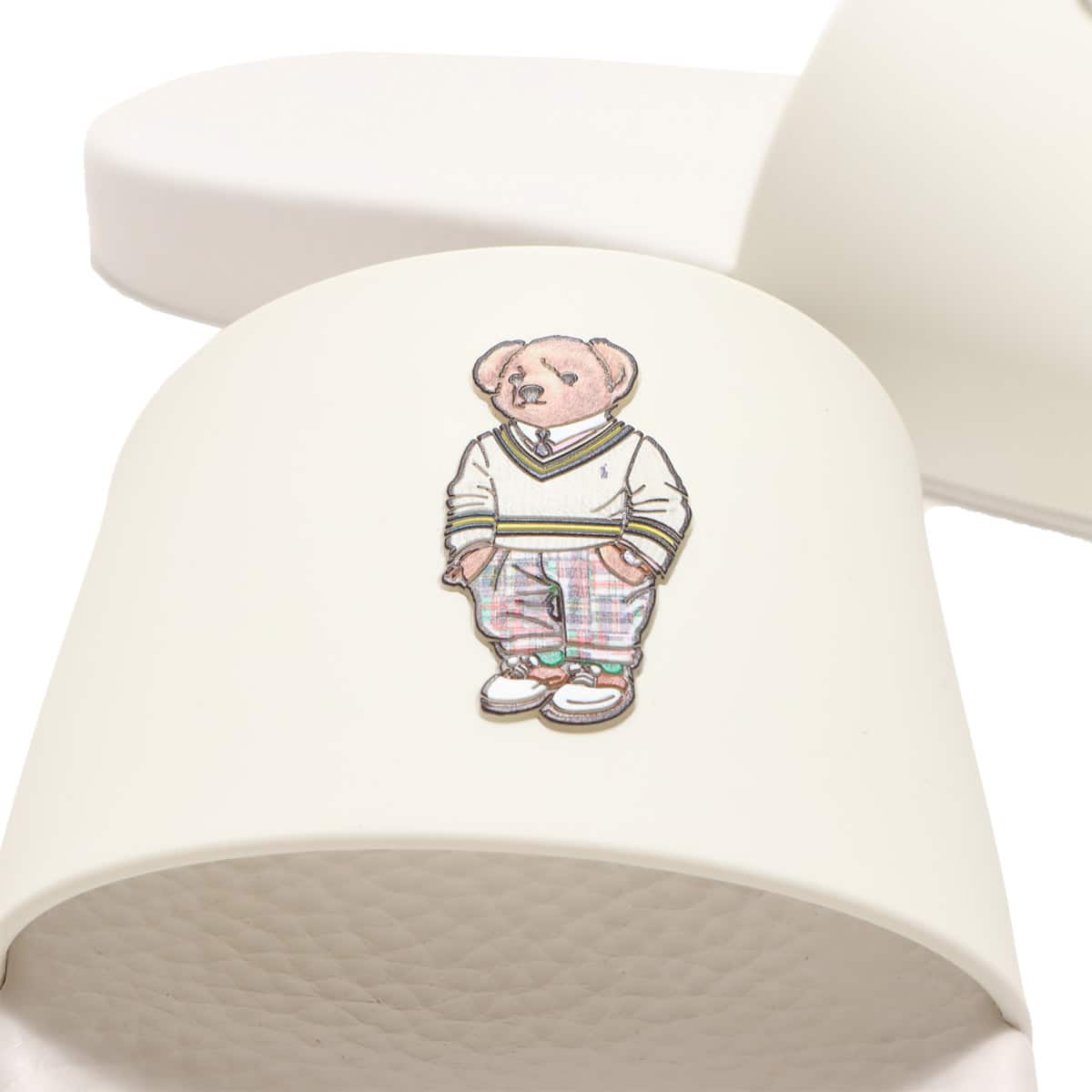 POLO RALPH LAUREN POLO BEAR SLIDE-SANDALS WHITE 23SS-I（ポロ