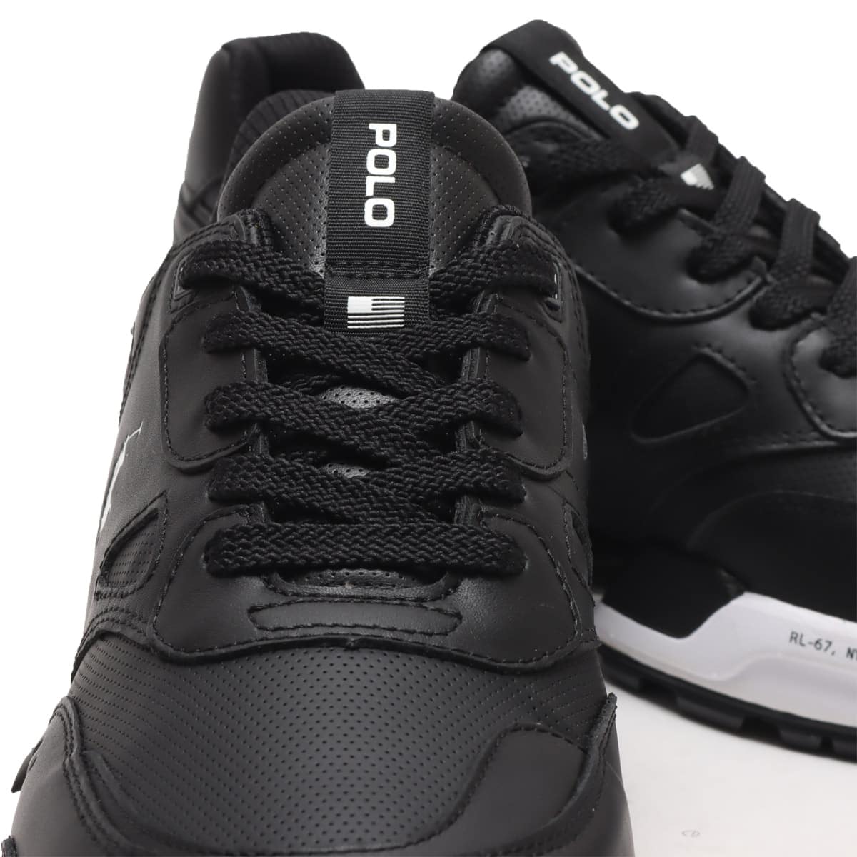 POLO RALPH LAUREN POLO JGR PP-SNEAKERS-ATHLETIC SHOE BLACK 23FW-Iの画像