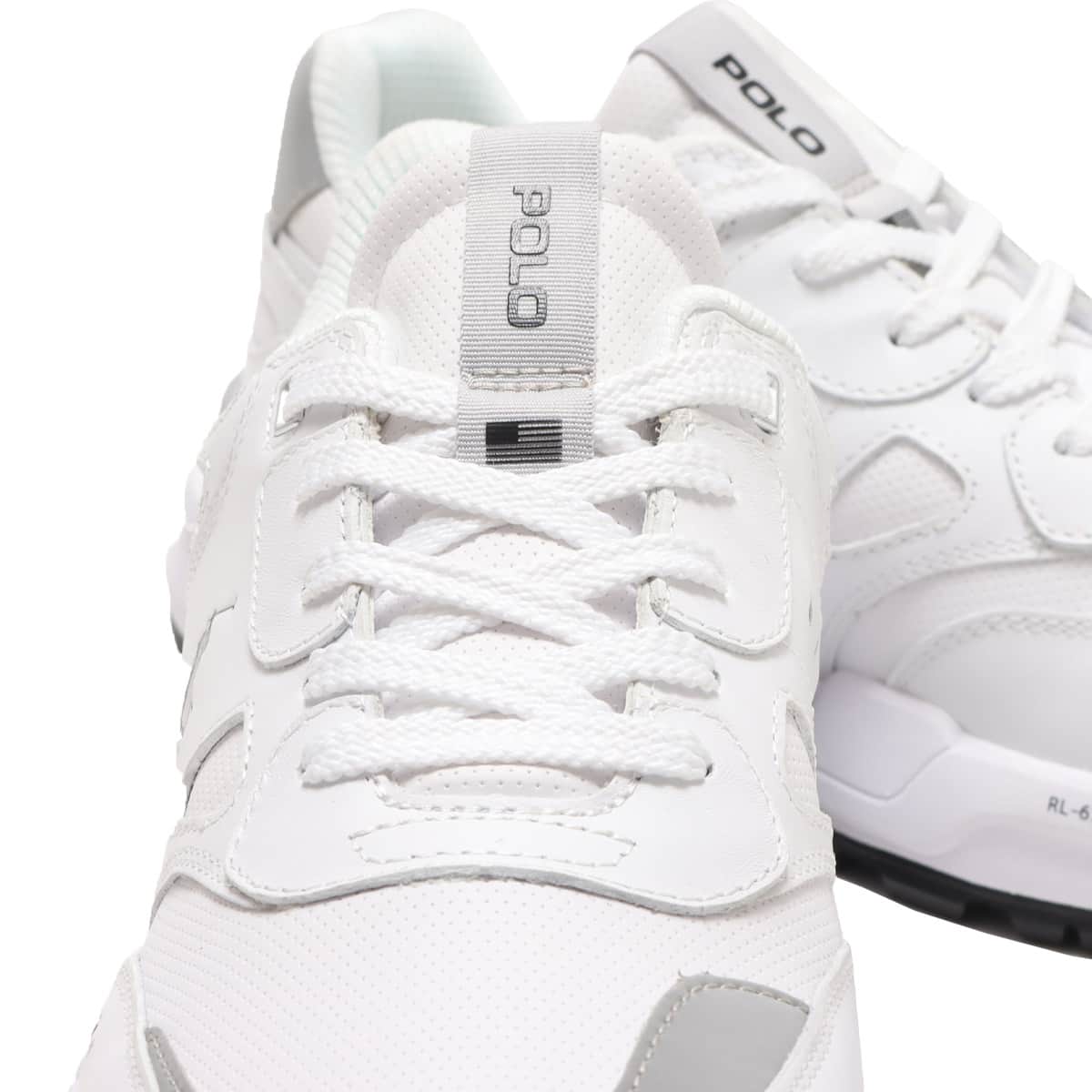 POLO RALPH LAUREN POLO JGR PP-SNEAKERS-ATHLETIC SHOE WHITE/BLACK PP 23FW-Iの画像