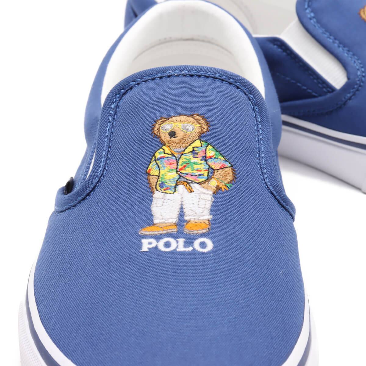 POLO RALPH LAUREN KEATON SLIP ON CANVAS DARK BLUE-401 の画像