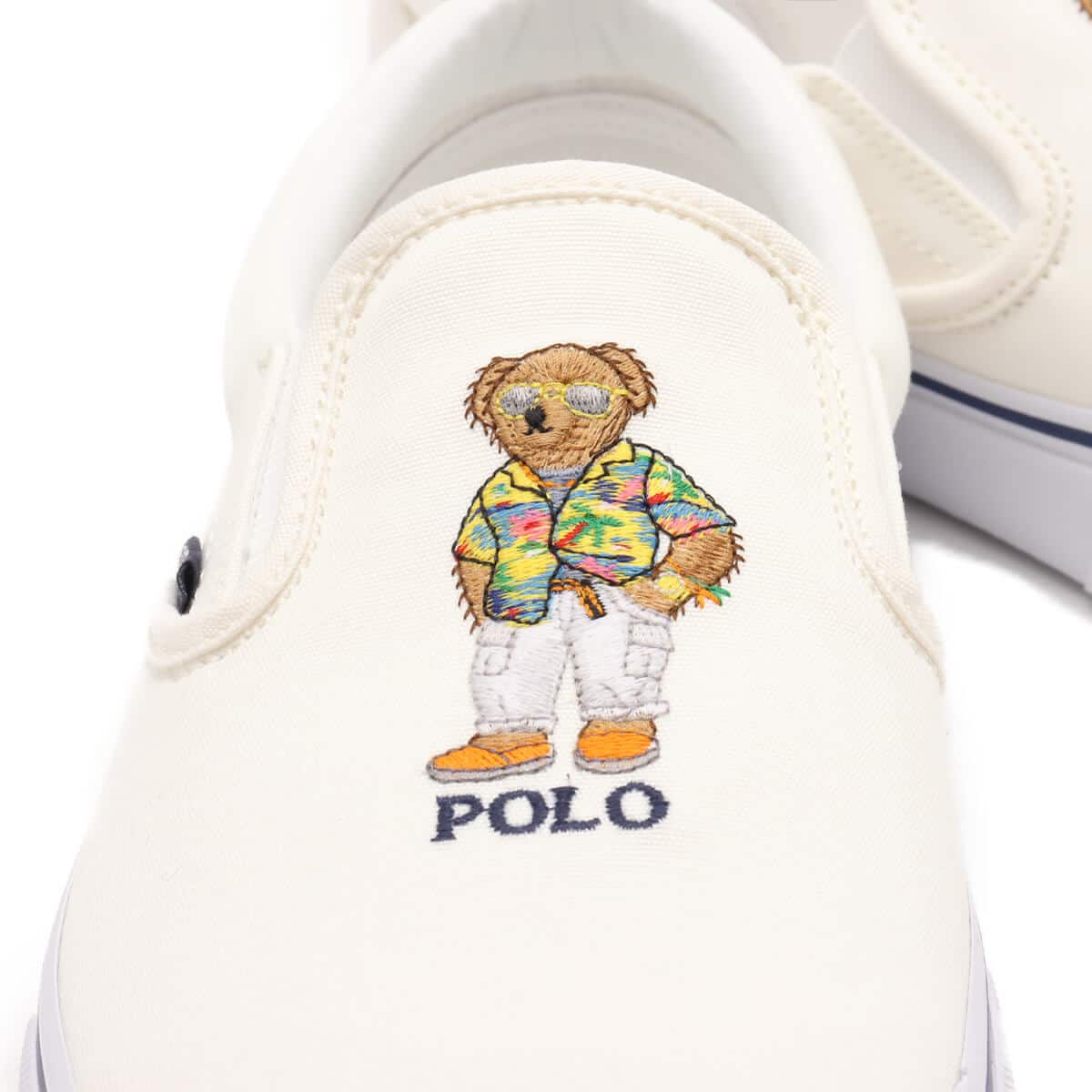 POLO RALPH LAUREN KEATON SLIP ON CANVAS NATURAL-101 の画像