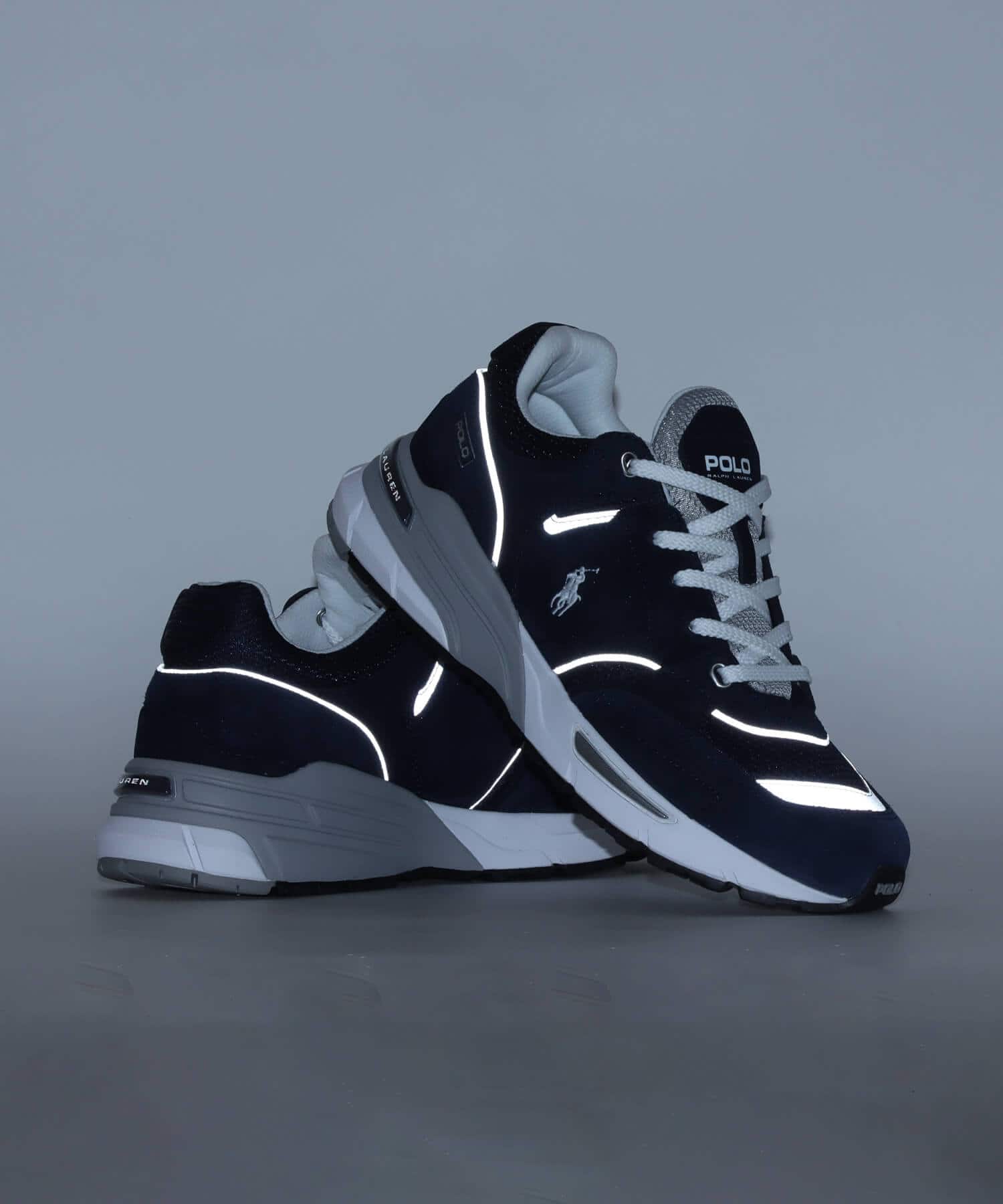 POLO RALPH LAUREN TRACKSTR 250 NAVY/GREYの画像
